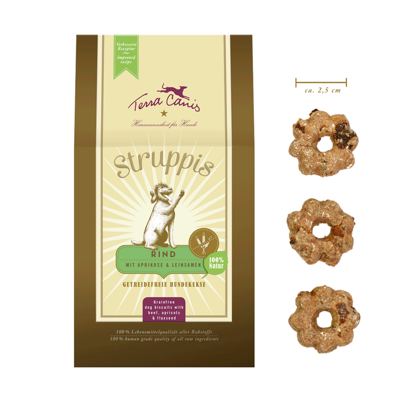 Hrana umeda caini Terra Canis Struppis Beef 375g, 25% carne vita, digestie usoara, toate rasele image 0