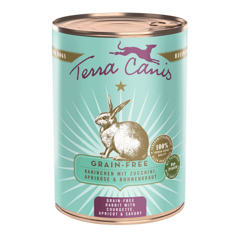 Hrana umeda caini Terra Canis Grain Free Iepure 400g, fara cereale, 44% carne iepure, 15% ficat curcan image 0