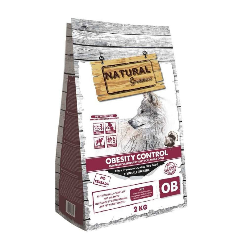 Hrana caini Natural Greatness ASQ31OB02, control obezitate, fara cereale, 32% proteine, 2kg image 0