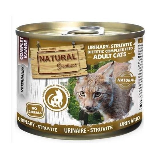 Hrana umeda pisici Natural Greatness Diet Urinary-Struvite, 45% pui, 80% umiditate, 200g image 0