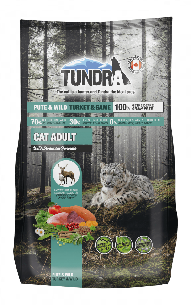 Hrana uscata pisici TUNDRA Cat Curcan Vanat 17236, 70% carne, 39% proteine, 272g image 0
