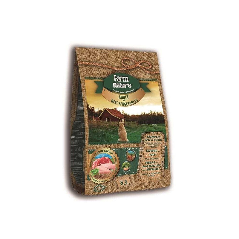 Hrana uscata caini Farm Nature ASM54MT2B, 2.5kg, 24% proteine, 12% grasimi, ingrediente naturale image 0