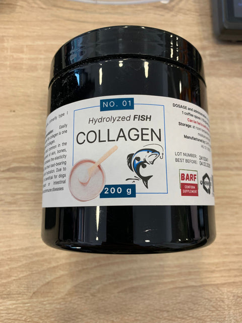 Colagen de peste Quebeck 91002, hidrolizat, 200g, pentru articulatii si piele, caini si pisici image 0