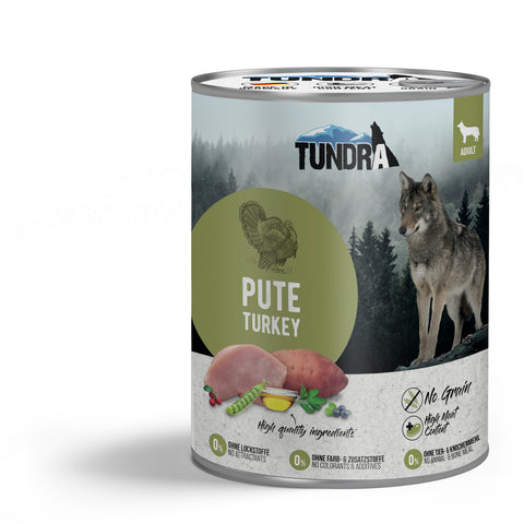 Hrana umeda caini TUNDRA Dog 800g, curcan, 10.2% proteina, 5.8% grasime, fara aditivi image 0