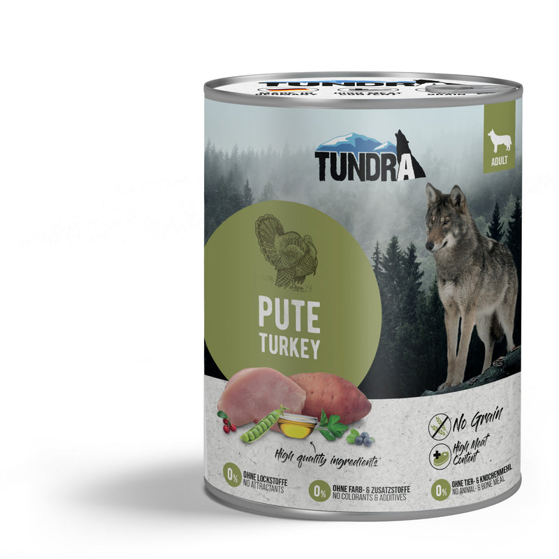Hrana umeda caini TUNDRA Dog 800g, curcan, 10.2% proteina, 5.8% grasime, fara aditivi image 0