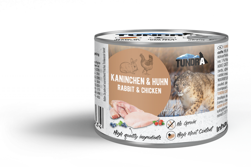 Hrana Umeda Pisici TUNDRA Cat, Iepure Pui, Adult, 200g, Ingrediente naturale image 0