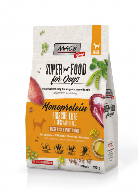 Hrana caini uscata MAC's Mono 50% rata, hipoalergenica, 750g, ingrediente naturale image 0