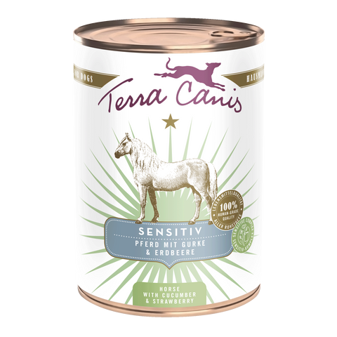 Hrana umeda caini Terra Canis 140113, 60% carne de cal, 400g, ingrediente naturale, probiotice image 0
