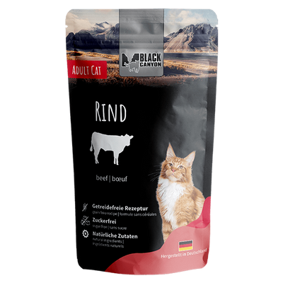 Hrana umeda pisici BLACK CANYON Cat Pouchpack Beef, 85 g