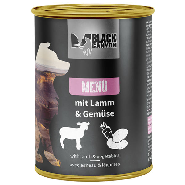 Black Canyon Dog MENU Beef with Lamb and Vegetables 400g