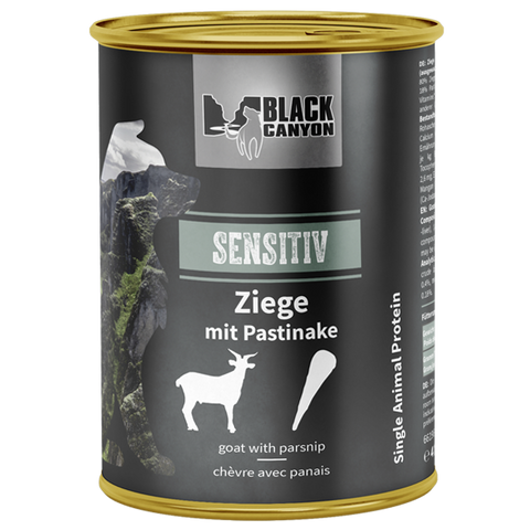 Black Canyon Dog Sensitive Goat and Parsnip 400g (Capra si Pastarnac)