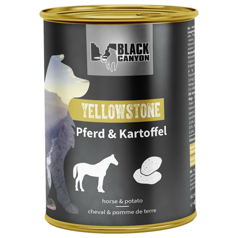 Black Canyon Dog Yellowstone Horse and Potato 410g (Cal si Cartof)