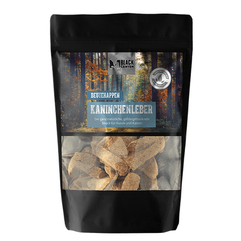 Recompense pisici BLACK CANYON Prey Bites Rabbit Liver, 50 g