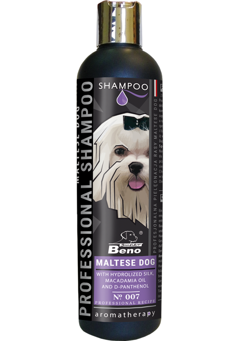 Sampon caini SuperBeno Maltese 250ML, par lung, hidratare, stralucire, pH neutru image 0