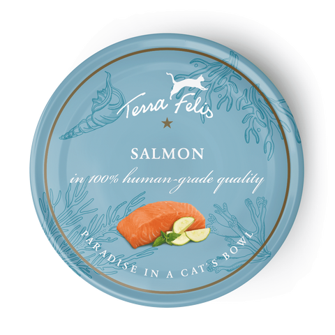 Hrana umeda pisici Terra Canis Terra Felis, 90% somon, taurina, dieta echilibrata, 80g image 0