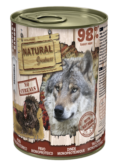Hrana umeda caini Natural Greatness NGD40010, curcan, hipoalergenica, 400g image 0