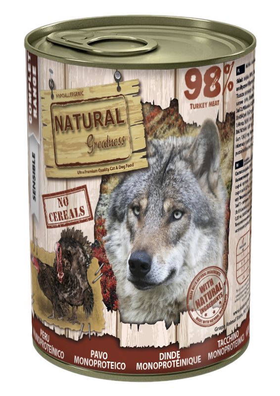 Hrana umeda caini Natural Greatness NGD40010, curcan, hipoalergenica, 400g image 0