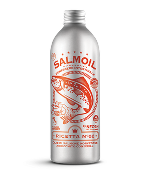 Furaj complementar Salmoil Reteta 2 Gut Wellness NECONPETFOOD NECSR2150, 150ml, ulei de somon, sanatate intestinala