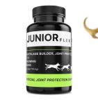 Supliment articular caini Quebeck Junior Flex, 120 tablete, D-glucozamina, condroitin-sulfat image 0