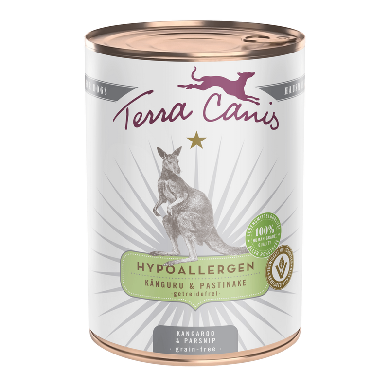 Hrana umeda caini Terra Canis 140042, Kangur, pastarnac, hipoalergenica, 400g image 0