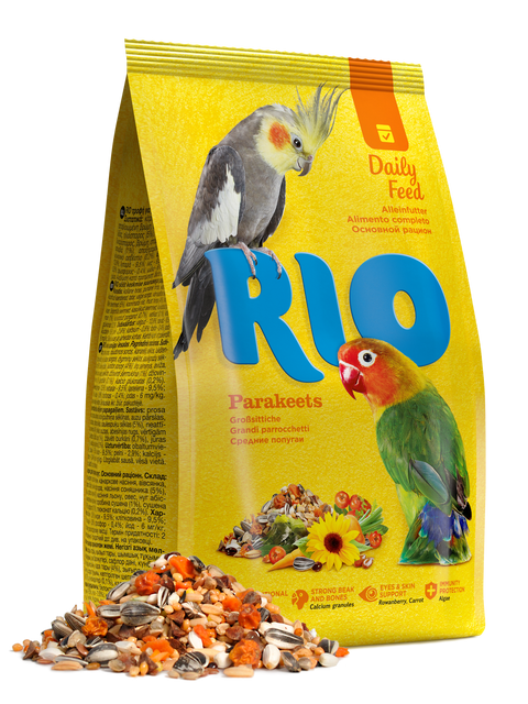 Hrana pasari NOVAPET Rio C610, perusi, papagali, corella, 500g, calciu, seminte, fructe de padure image 0