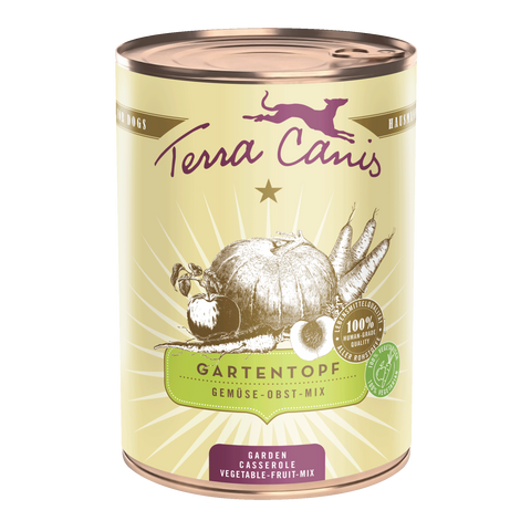 Hrana umeda caini Terra Canis Garden Casserole 400g, legume, fructe, ingrediente naturale image 0