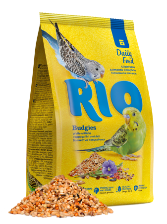 Hrana perusi NOVAPET Rio, 1kg, mei galben, seminte in, bogata in proteine image 0