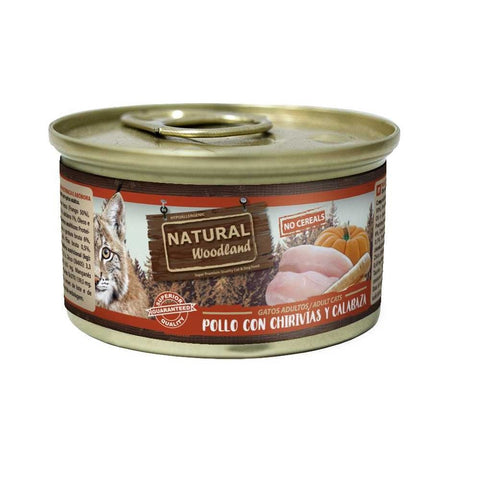 Hrana umeda pisici Natural Woodland 90995, pui 50%, curcan 10%, 85g image 0