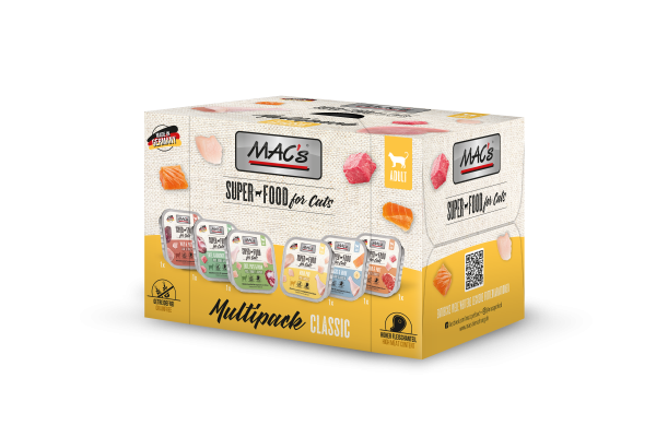 Hrana umeda pisici MAC's Multipack 525, 6x100g, fara cereale, carne proaspata image 0