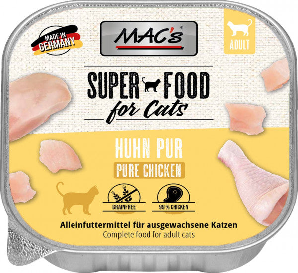 Hrana umeda pisici MAC's 501, 99% carne pui, fara artificiale, cu taurina, 100g image 0