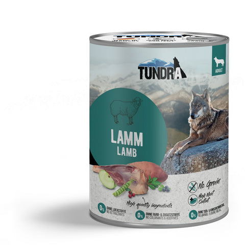 Hrana umeda caini TUNDRA Miel 800g, proteina 86.9%, cartofi dulci, merisoare image 0