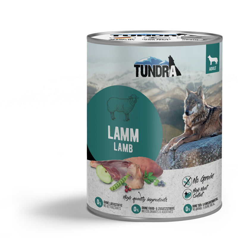 Hrana umeda caini TUNDRA Miel 800g, proteina 86.9%, cartofi dulci, merisoare image 0