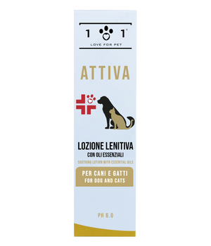 Lotiune Calmanta Caini Pisici LINEA 101 250ml, extract musetel, glicerina vegetala, formula blanda