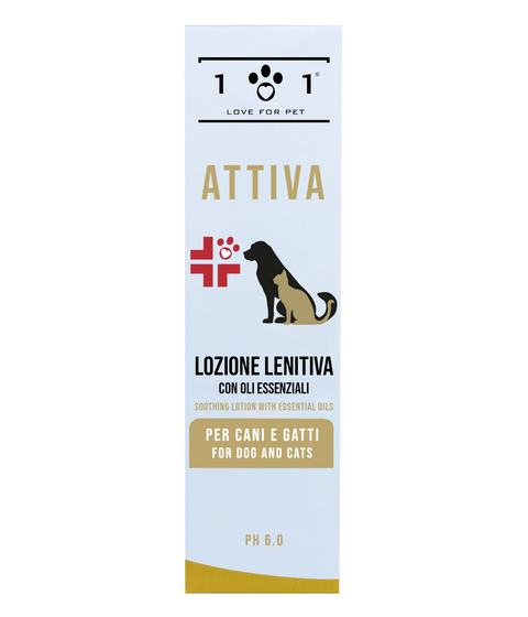 Lotiune Calmanta Caini Pisici LINEA 101 250ml, extract musetel, glicerina vegetala, formula blanda image 0
