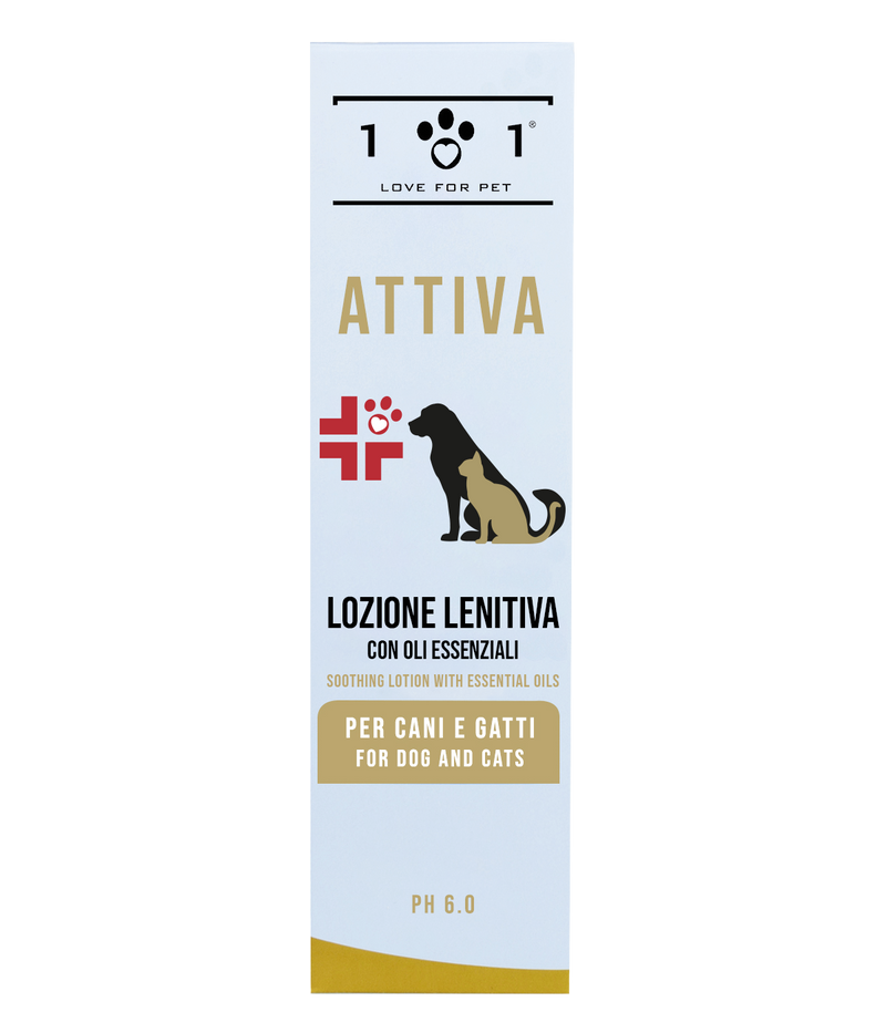 Lotiune Calmanta Caini Pisici LINEA 101 250ml, extract musetel, glicerina vegetala, formula blanda image 0