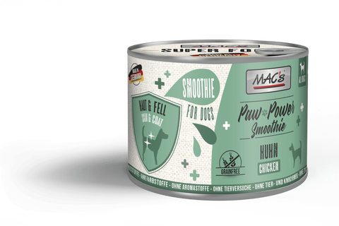 Hrana umeda caini MAC's Dog Paw Power Smoothie Pui, 200g, cu vitamine D3 si E image 0