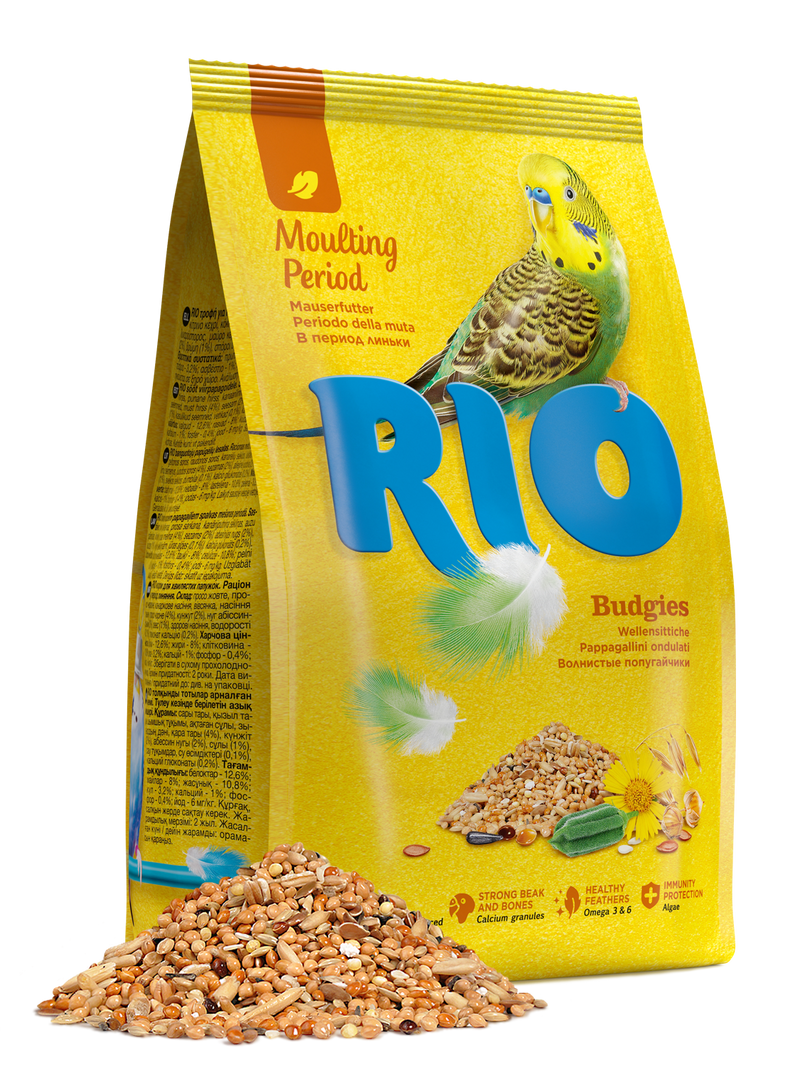 Hrana pasari NOVAPET RIO C614, 500g, penaj sanatos, fara aditivi, mei galben image 0