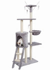 Ansamblu pisici Puria C511, spatiu de joaca, 138cm inaltime, 100cm lungime, design ergonomic, Bej