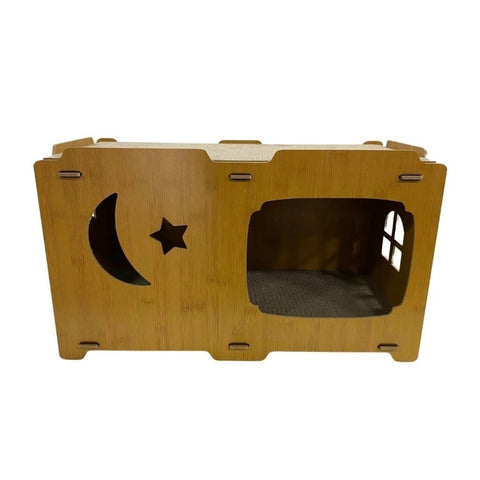 Casuta pisici BUNTZ 97109, MDF si carton, 60x30x35 cm, design modern, 3.8 kg image 0