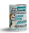 Hrana umeda caini Joe &amp; Pepper 10046, pui 91%, orez 4%, 400g, dieta usoara
