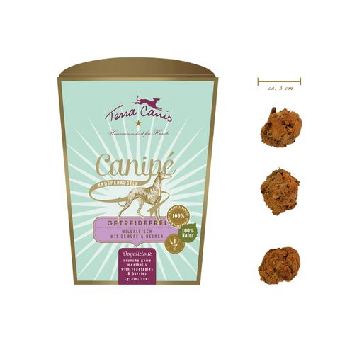 Hrana Caini Terra Canis Canipe Grain Free Vanat, 200g, muschi caprioara, fara cereale, hipoalergenica image 0