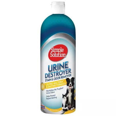 Solutie curatare urina Simple Solution Urine Destroyer C834, 1000ml, anti-miros, covoare, tapiterii image 0