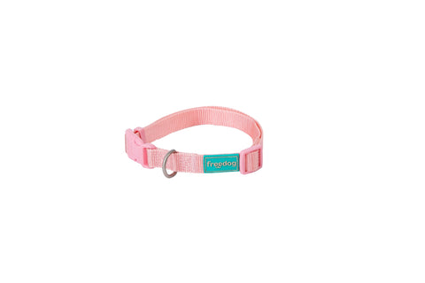 Zgarda caini Freedog Basic Nylon PINK, 25 mm