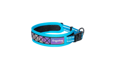 Zgarda caini Freedog Boreal BLUE CAPRI, 20 mm