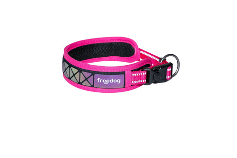 Zgarda caini Freedog Boreal FUCHSIA, 25 mm