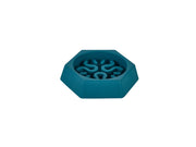 Freedog Bowl Fringe BLUE TEAL 21 x 18.5 x 4.5cm