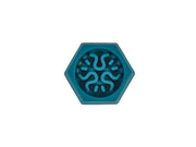 Freedog Bowl Fringe BLUE TEAL 21 x 18.5 x 4.5cm