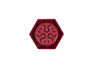 Freedog Bowl Fringe BORDEAUX 21 x 18.5 x 4.5cm