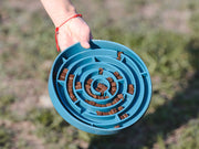 Freedog Bowl Soft Slow Food BLUE TEAL 18 x 18 x 3.4cm