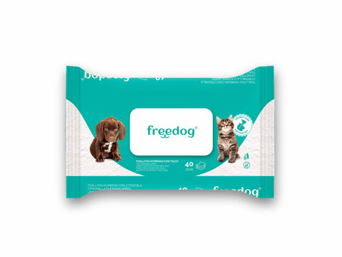 Servetele pisici Freedog Cleaning TALC Large, 28x18 cm